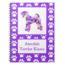 Airedale Terrier Dog Kisses Silhouette Niedlich PP