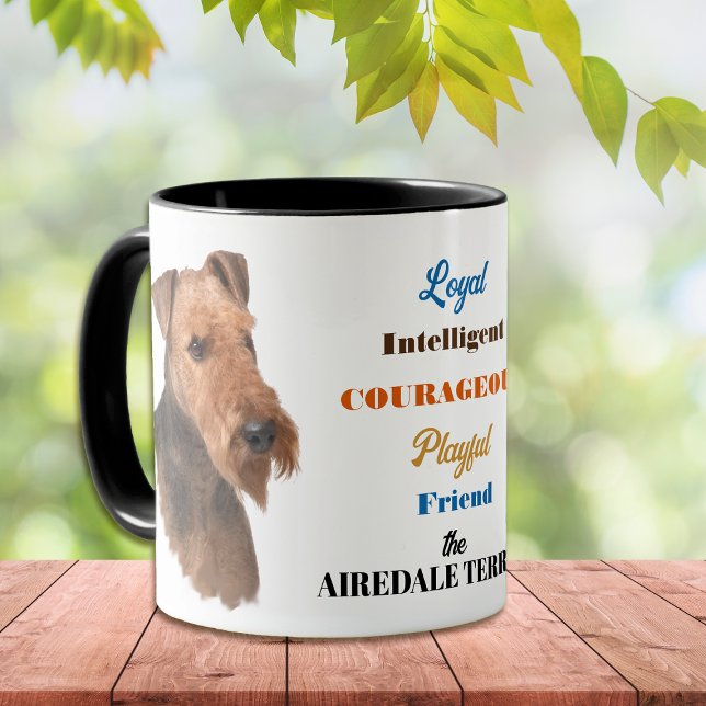 Airedale Terrier Dog Loyal Friend Tasse (Von Creator hochgeladen)