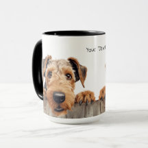 Airedale Terrier Dog Tasse