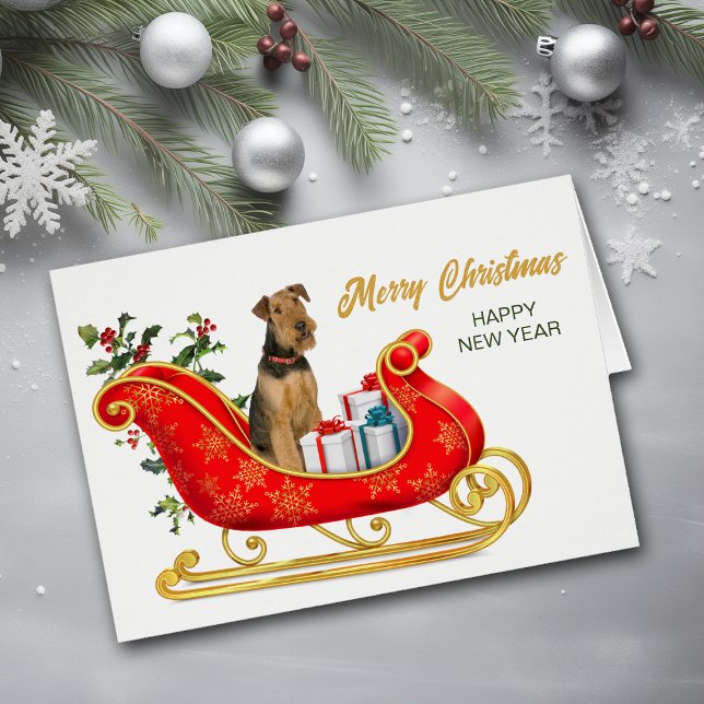 Airedale Terrier Dog Weihnachten (Von Creator hochgeladen)