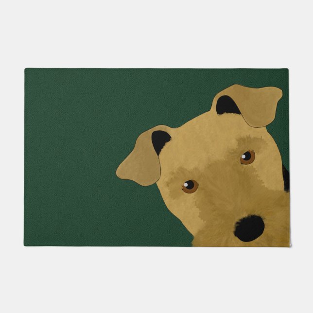 Airedale Terrier Doormat Fußmatte (Vorderseite)