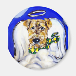 Airedale Terrier Engel Magnet