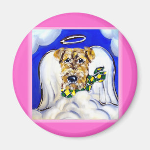Airedale Terrier Engel Magnet