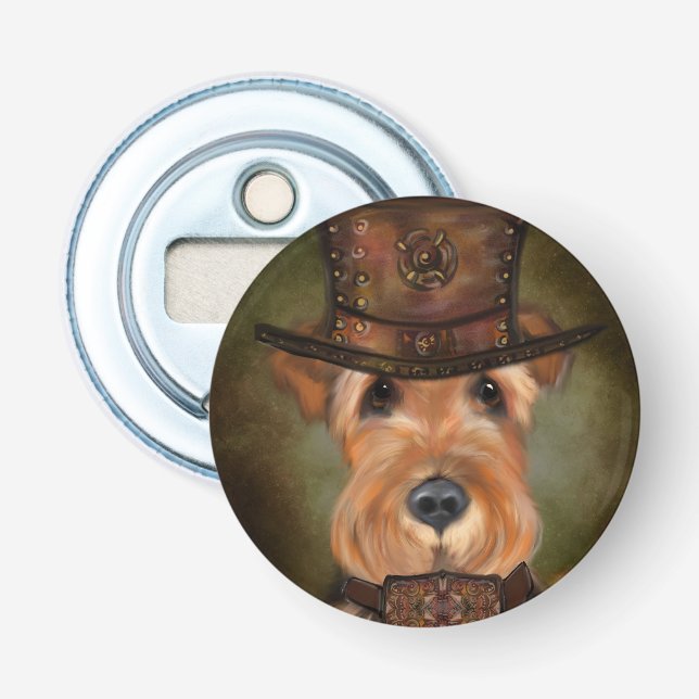 AIREDALE TERRIER FLASCHENÖFFNER (Vorderseite)