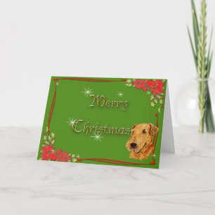 Airedale Terrier Frohe Weihnachten