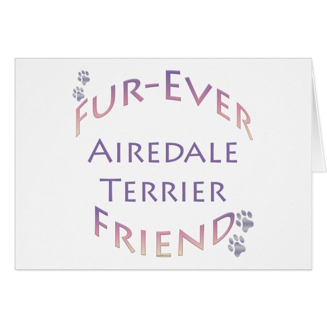 Airedale Terrier Furever (Vorderseite (Horizontal))