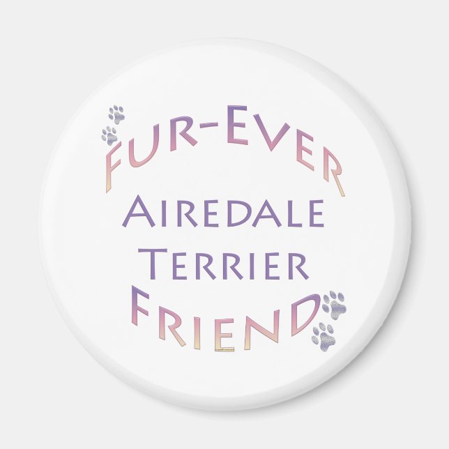 Airedale Terrier Furever Magnet (Vorne)