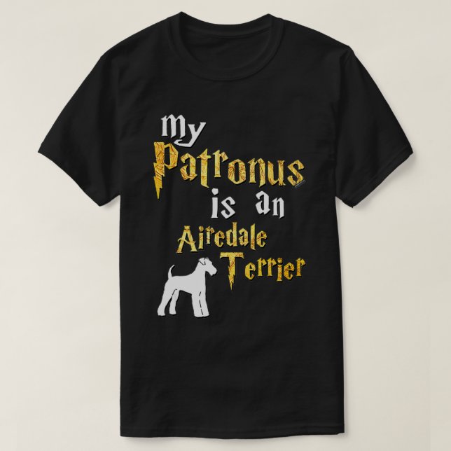 Airedale Terrier Geschenke Airedale Terrier T-Shirt (Design vorne)