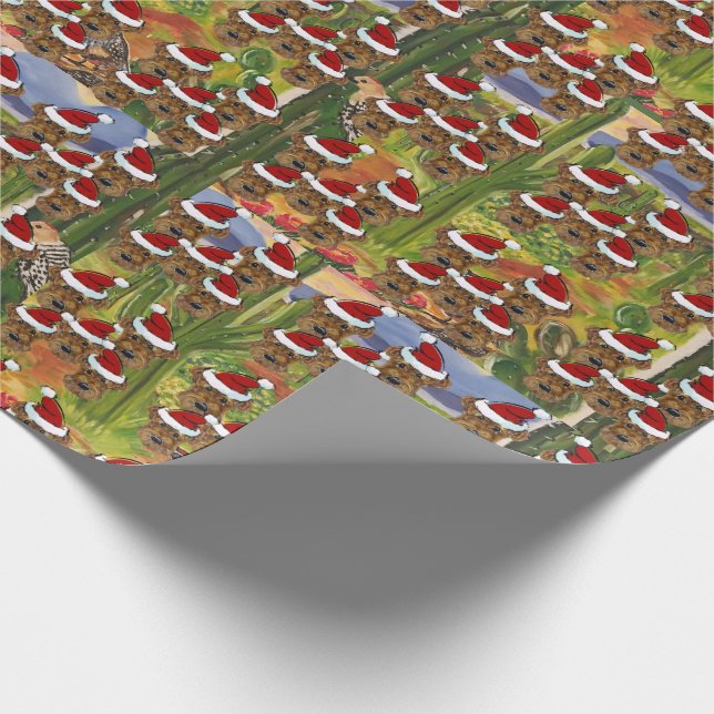 Airedale Terrier Geschenkpapier (Ecke)