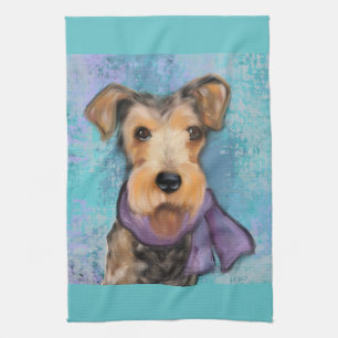 Airedale Terrier Geschirrtuch