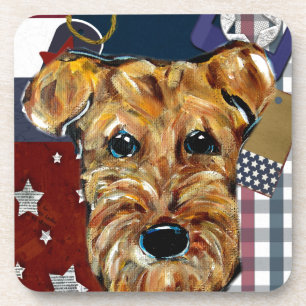 AIREDALE TERRIER GETRÄNKEUNTERSETZER