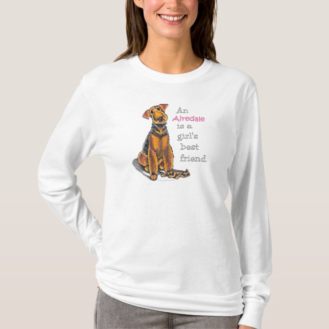 Airedale Terrier Giro del Malcantone T-Shirt (Vorderseite)