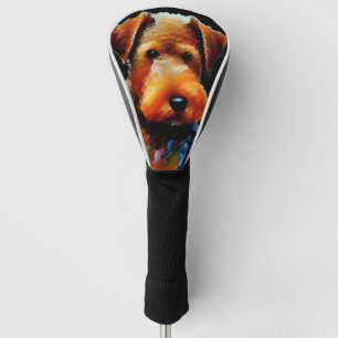 Airedale Terrier Golf Head Cover Golf Headcover