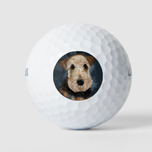 AIREDALE TERRIER GOLFBALL