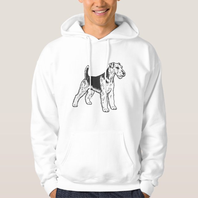 Airedale Terrier Hoodie (Vorderseite)
