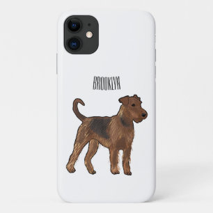 Airedale Terrier Hund Cartoon Illustration Case-Mate iPhone Hülle