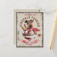 Airedale Terrier Ice-Creme Funny Frozen Leckereien