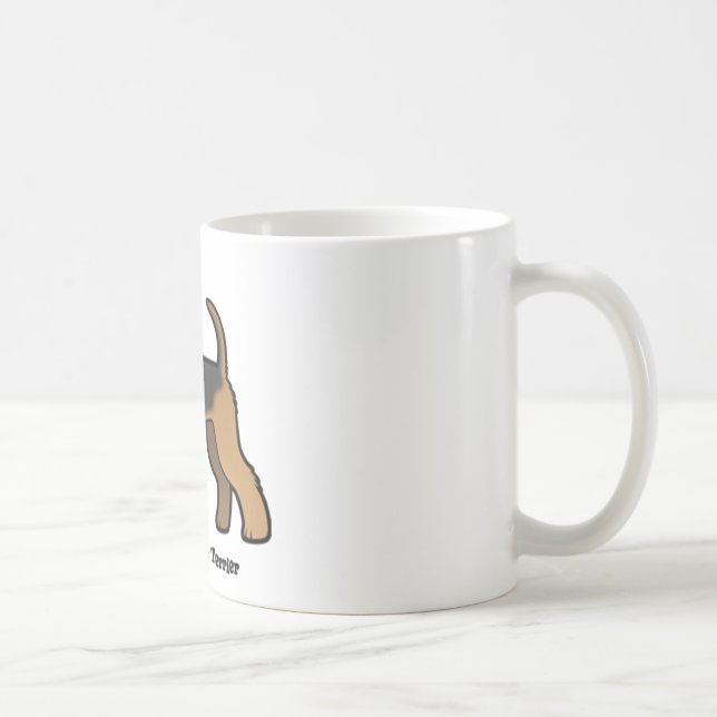 airedale Terrier Kaffeetasse (Rechts)