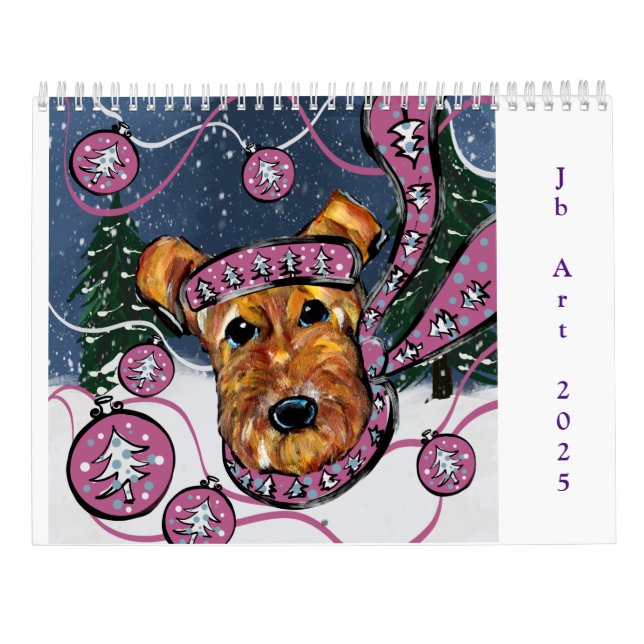AIREDALE TERRIER KALENDER (Rückseite)