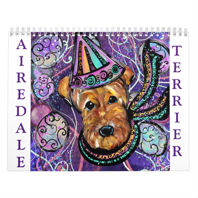 AIREDALE TERRIER KALENDER (Titelbild)