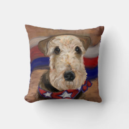 AIREDALE TERRIER KISSEN