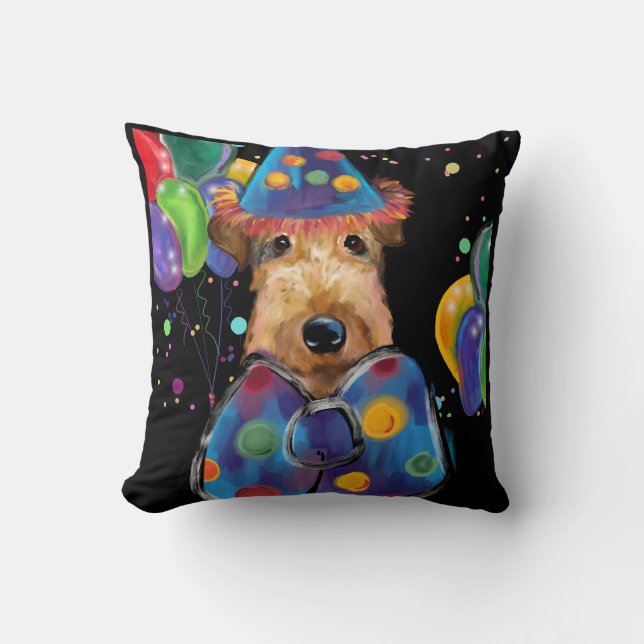 AIREDALE TERRIER KISSEN (Vorderseite)