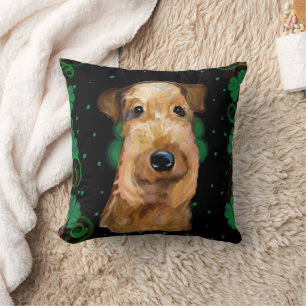 AIREDALE TERRIER  KISSEN