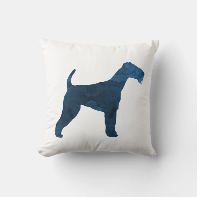 Airedale-Terrier Kissen (Vorderseite)