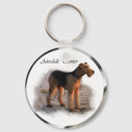 Airedale Terrier Kunst, Dichtung und Musik Schlüsselanhänger