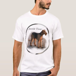 Airedale Terrier Kunst, Dichtung und Musik T-Shirt