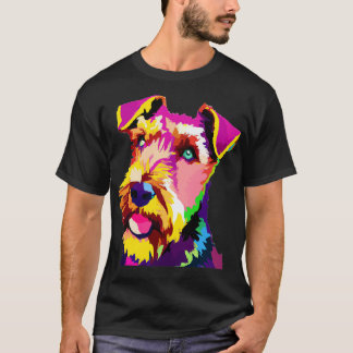 Airedale Terrier Kunst, Dichtung und Musik T-Shirt
