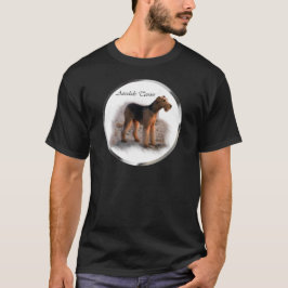 Airedale Terrier Kunst, Dichtung und Musik T-Shirt