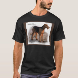 Airedale Terrier Kunst, Dichtung und Musik T-Shirt