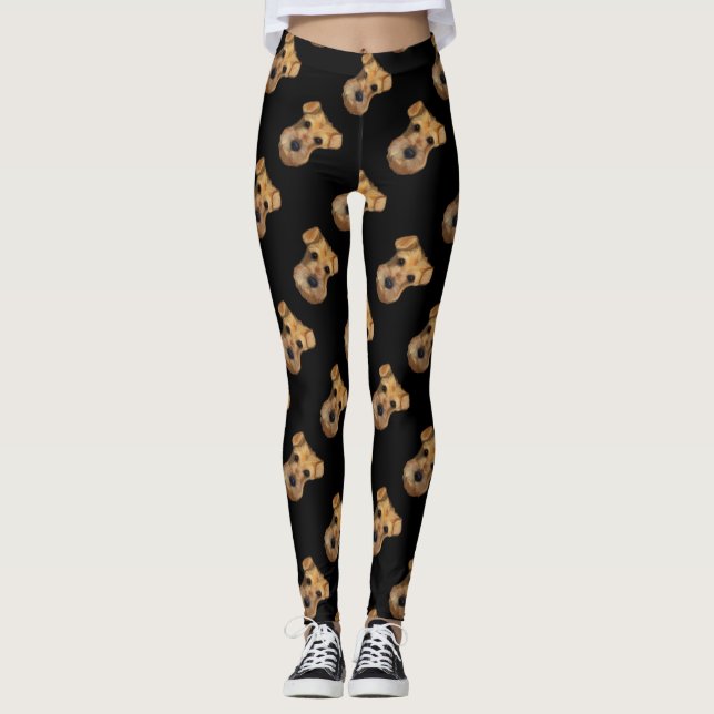 Airedale Terrier Leggings (Vorderseite)