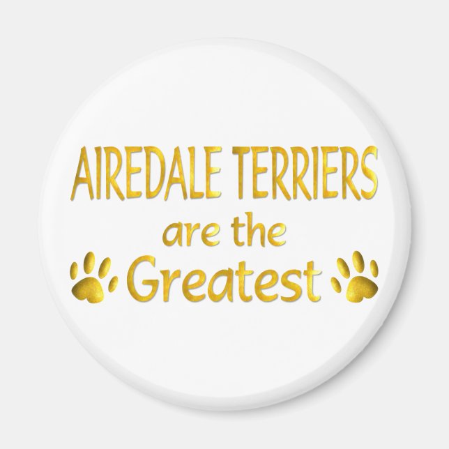 Airedale Terrier Magnet (Vorne)