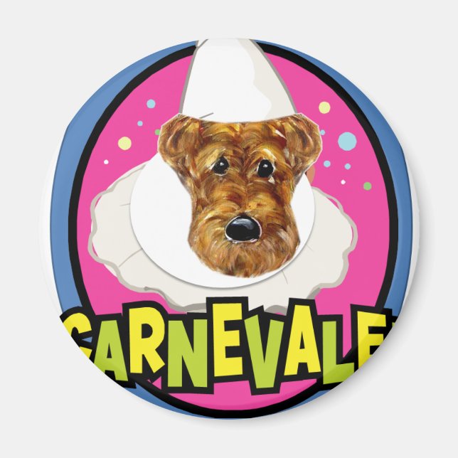 AIREDALE TERRIER MAGNET (Vorne)