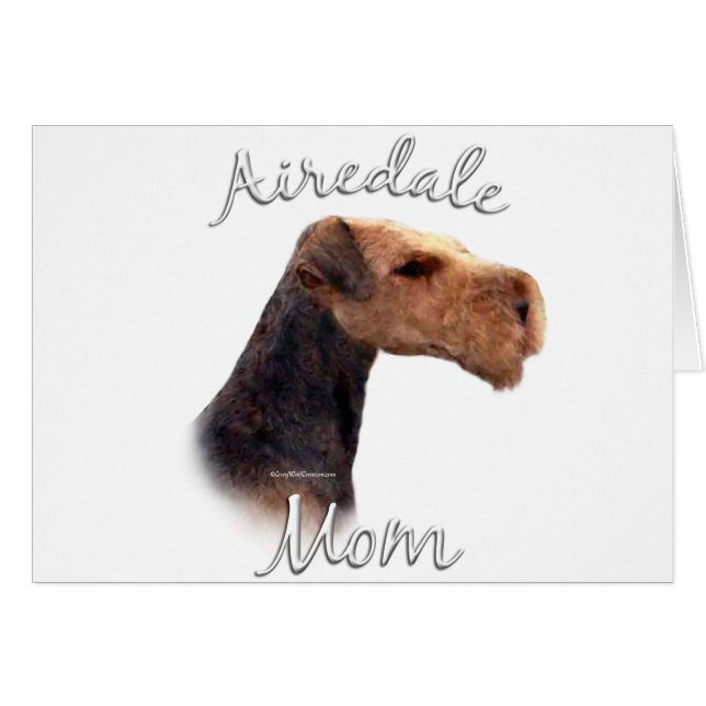 Airedale Terrier Mama 2 (Vorderseite (Horizontal))