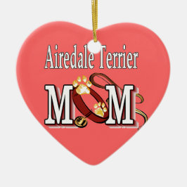 Airedale Terrier MAMA Keramikornament