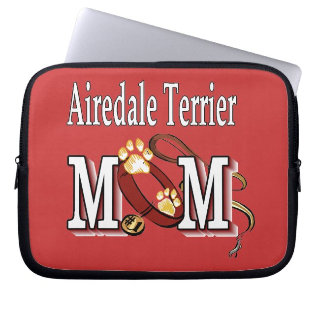 Airedale Terrier MAMA Laptopschutzhülle (Vorderseite)