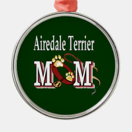 Airedale Terrier MAMA Ornament Aus Metall
