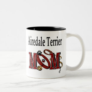 Airedale Terrier MAMA Zweifarbige Tasse