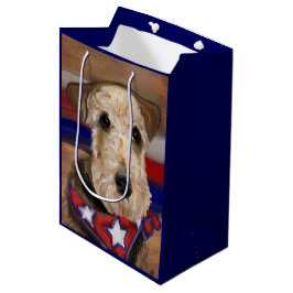 AIREDALE TERRIER MITTLERE GESCHENKTÜTE