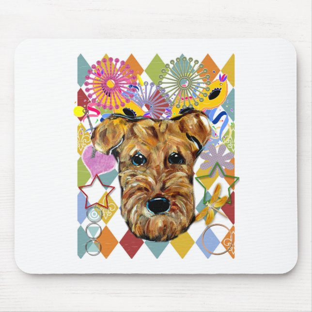 AIREDALE TERRIER MOUSEPAD (Vorne)
