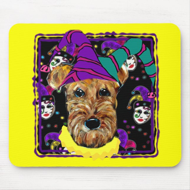 AIREDALE TERRIER MOUSEPAD (Vorne)