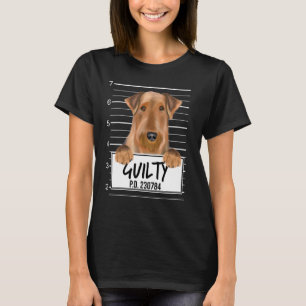 Airedale Terrier Mugshot Schuldhund T-Shirt