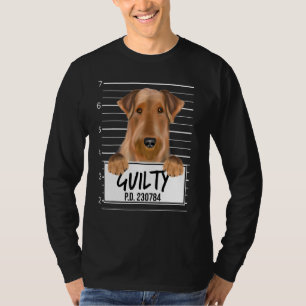 Airedale Terrier Mugshot Schuldhund T-Shirt