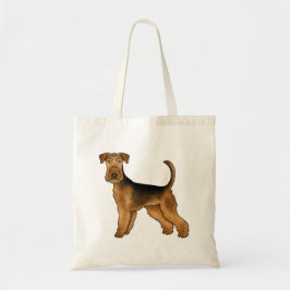 Airedale Terrier Niedlich Cartoon Dog Bingley Terr Tragetasche