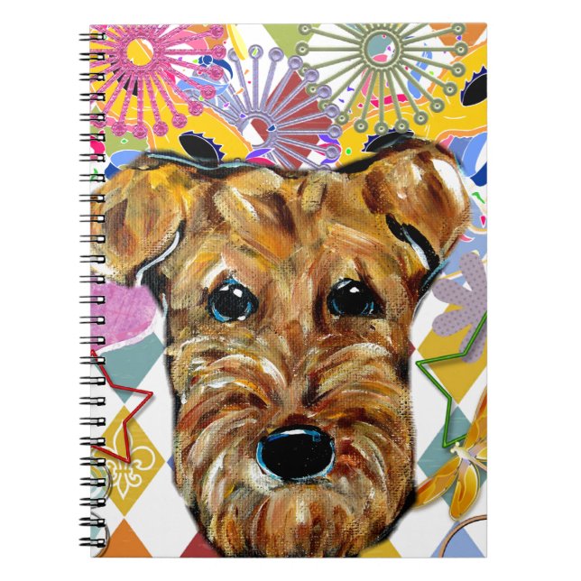 AIREDALE TERRIER NOTIZBLOCK (Vorderseite)