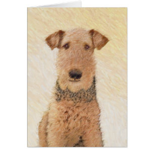 Airedale Terrier Painting - Niedliche Kunst