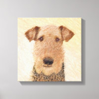 Airedale Terrier Painting - Niedliche Kunst